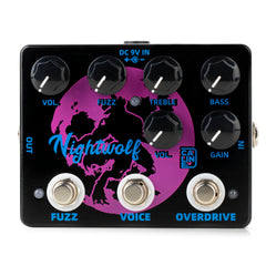 Caline DCP-08 Nightwolf Germanium Style Fuzz + Timmy style OD Pedal
