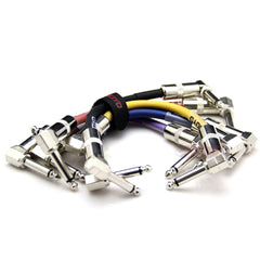 Joyo 6-Pack 6-Inch Guitar Patch Cable